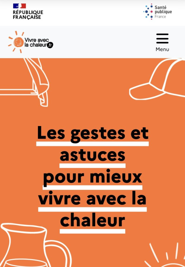 Vivre-avec-la-chaleur.fr : un dispositif pour adapter le quotidien face aux hausses des températures