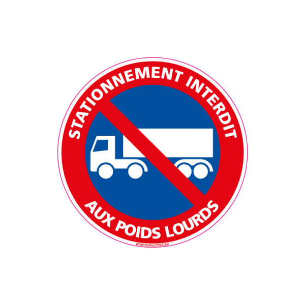 Stationnement des poids lourds de + de 3,5 tonnes interdit