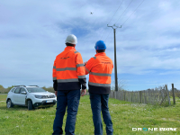 Information vol drone : inspection des lignes ENEDIS