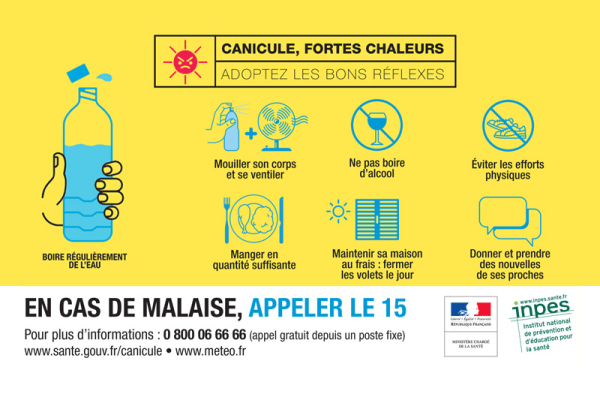 ☀ Alerte fortes chaleurs annonc&eacute;es